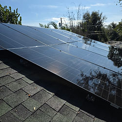 Clean residential solar panels after professional cleaning in St. Petersburg FL