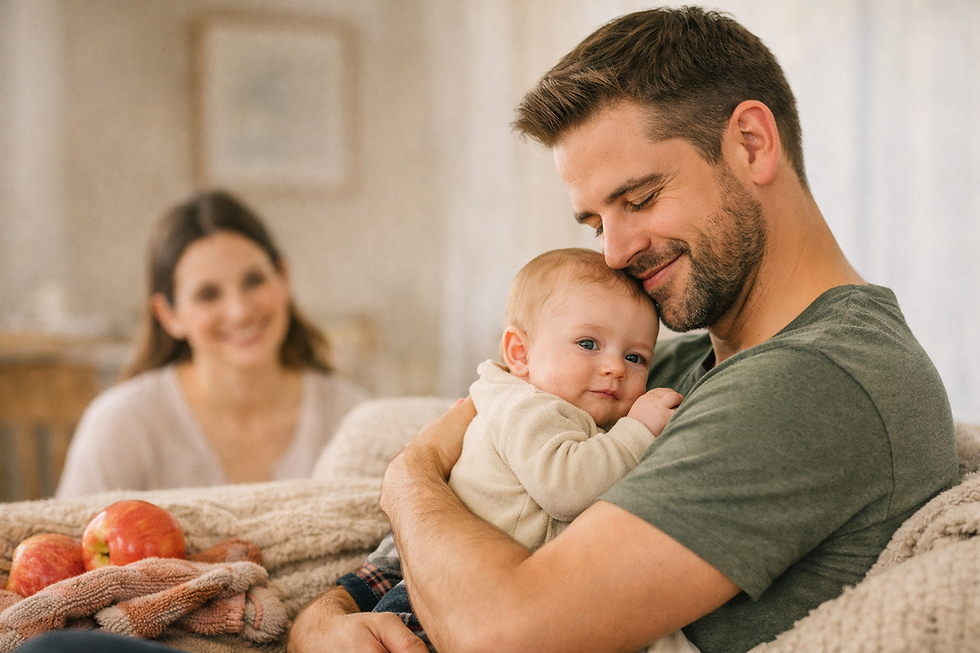 New parents bonding during the first month