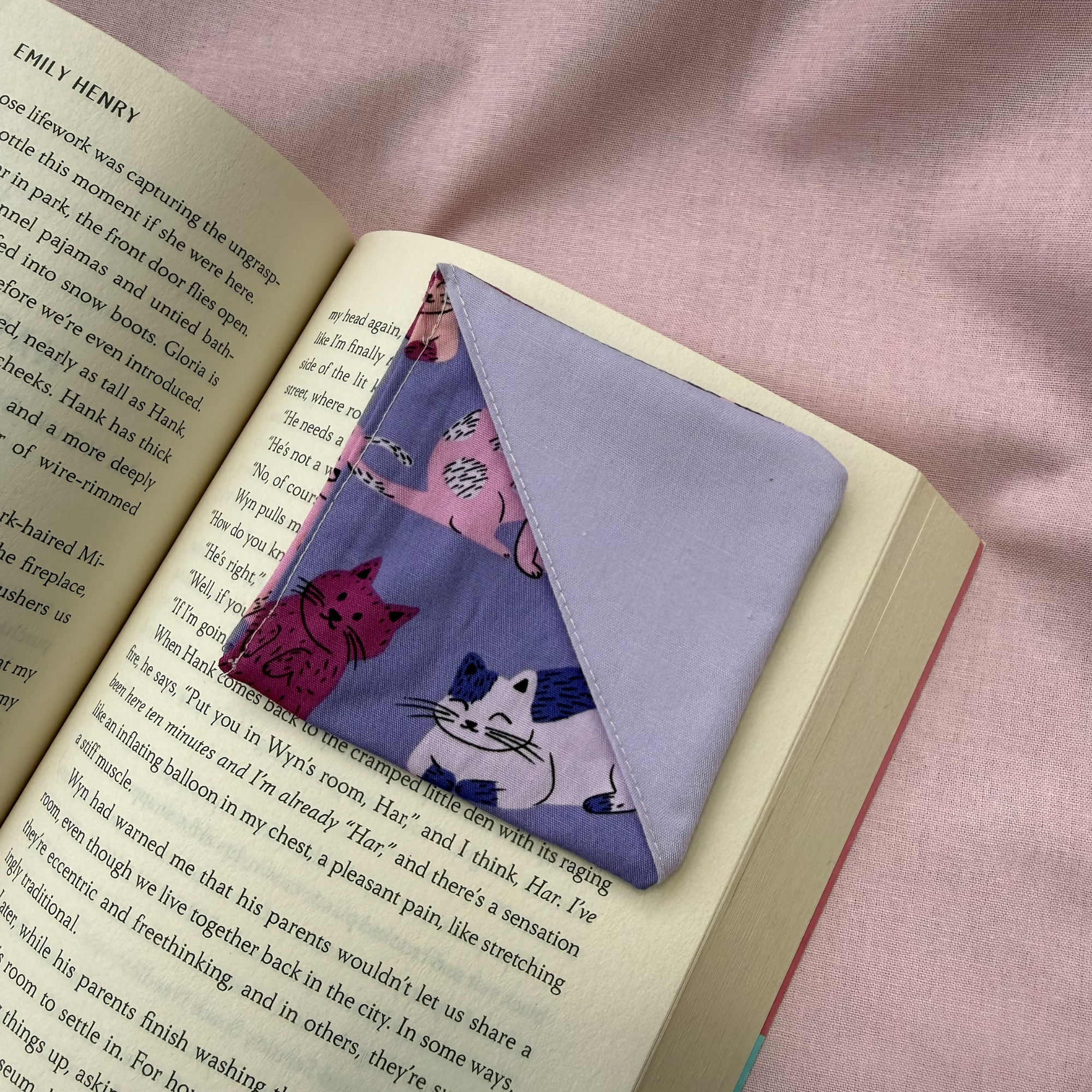 Corner Fabric Bookmark