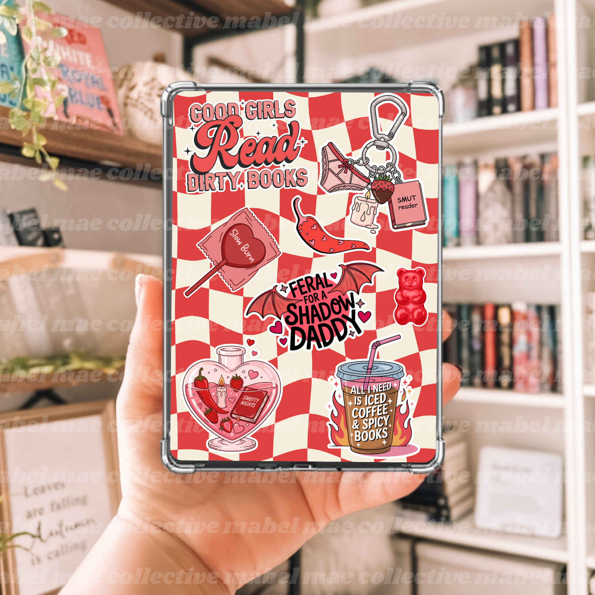 good girls read kindle case insert digital download