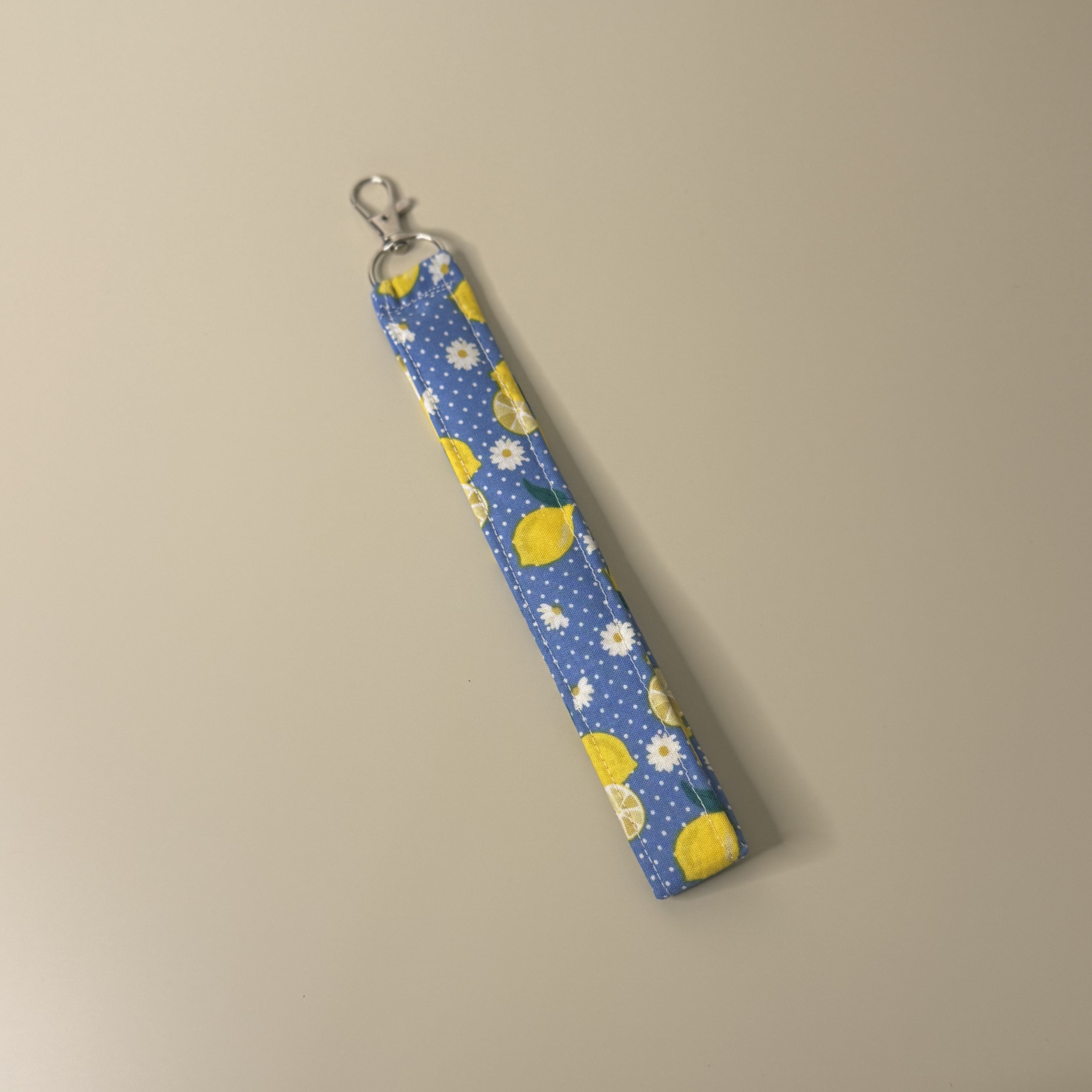 Lemon Twist Wristlet Keychain