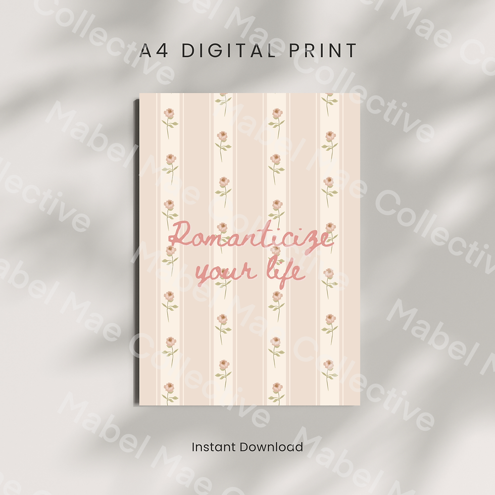 Thumbnail: 🌸 Romanticize Your Life Digital Print