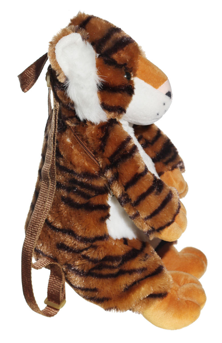 Thumbnail: 16" Super Soft and Fun Tiger Backpack