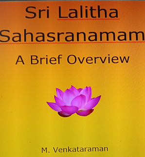 This is a book giving a brief overview on the Lalitha Sahasranamam