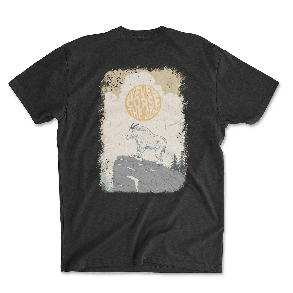 Thumbnail: "Never Curse The Sun" Sketch T-Shirt