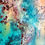 Thumbnail: SCARVES - ROEBUCK HUES (cyans/orange)