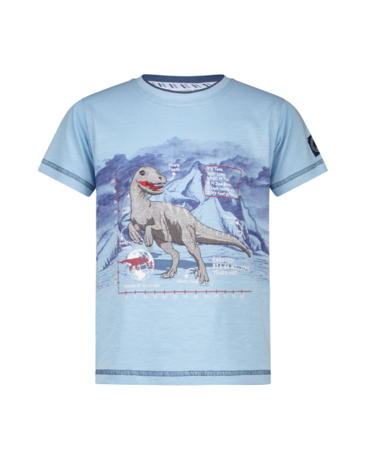 Salt & Pepper T-Shirt hellblau Dinosaurier