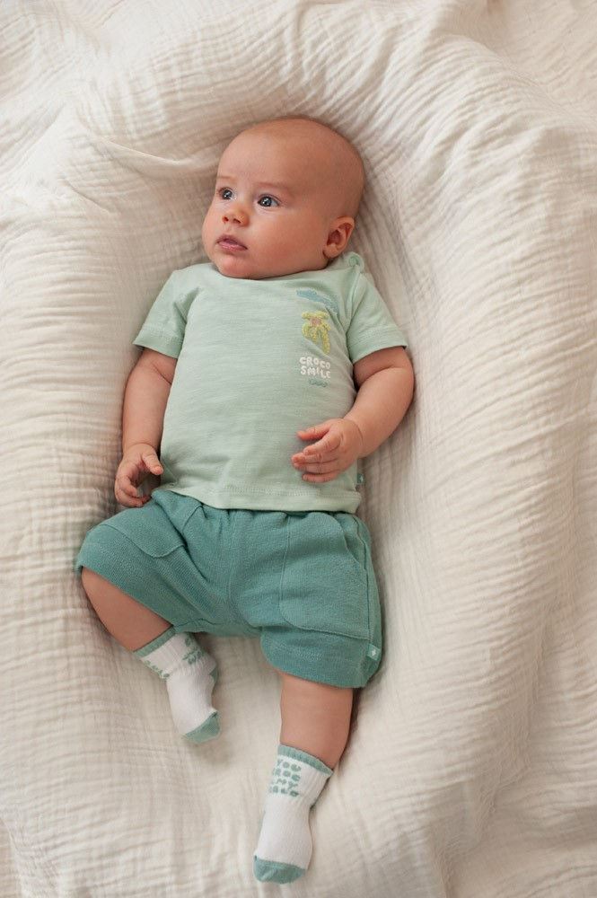 Miniaturbild: Feetje Shorty "you Croc my World" seegrün