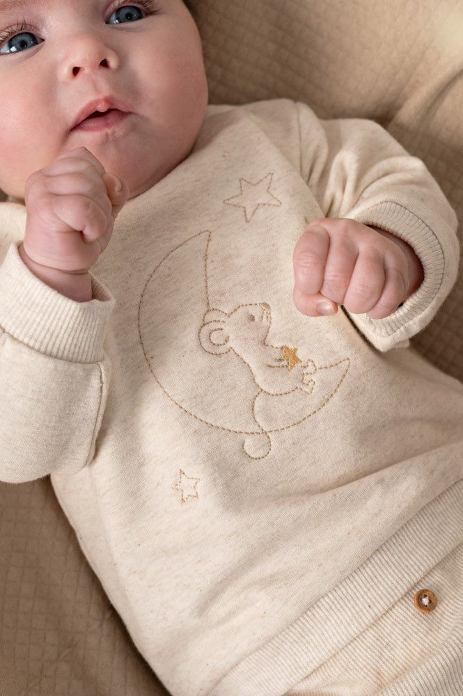 Miniaturbild: Feetje Sweatsirt "Over the Moon for you" beige