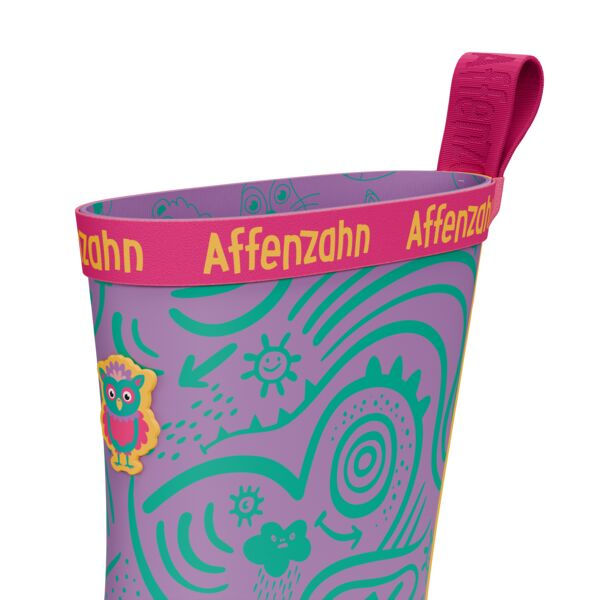 Miniaturbild: Affenzahn Gummistiefel Eule pink
