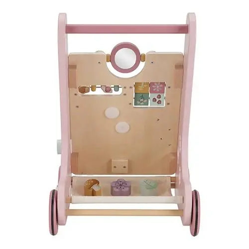 Miniaturbild: Little Dutch Lauflernwagen Holz Fairy Garden rosa