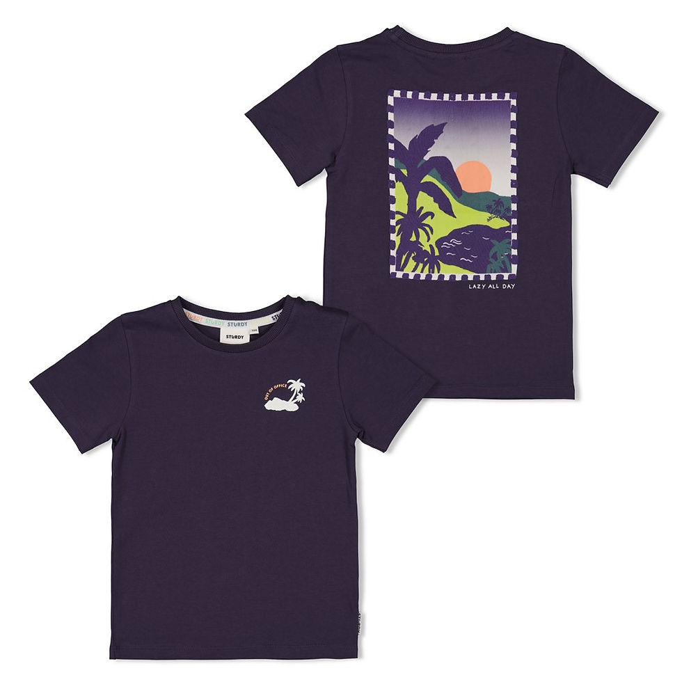 Miniaturbild: Sturdy by Feetje T-Shirt "Lagoon Legends" blau