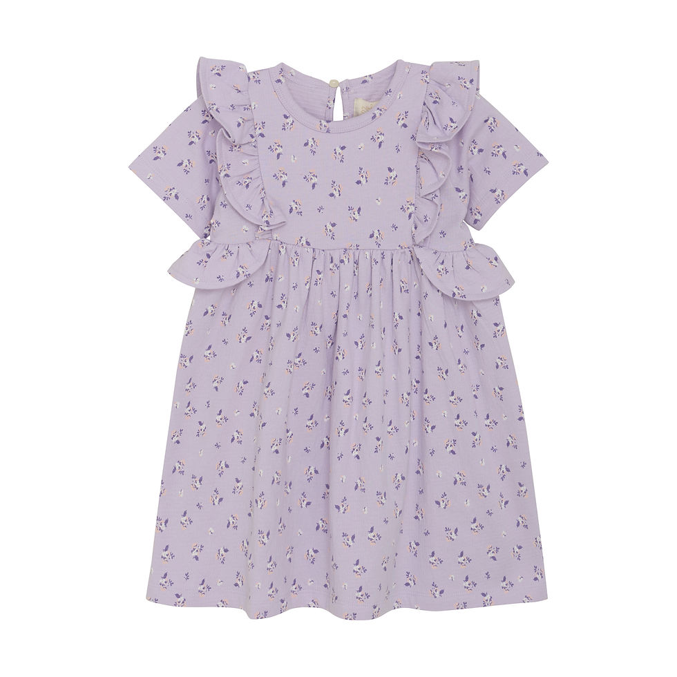 Miniaturbild: Creamie Kleid lila Blumen