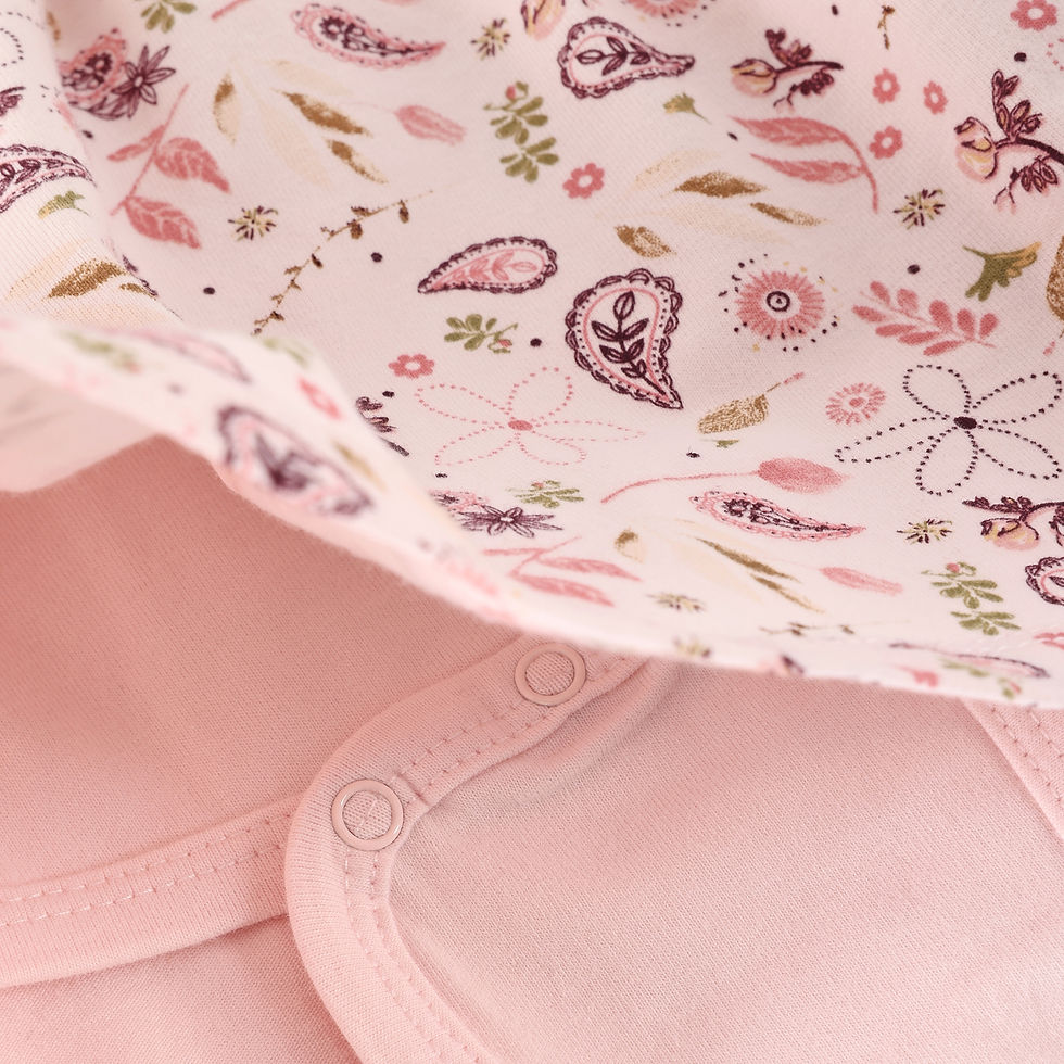 Miniaturbild: Minymo Body Kleid rosa Blümchen