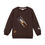 Miniaturbild: Minymo Sweatshirt Rakete braun