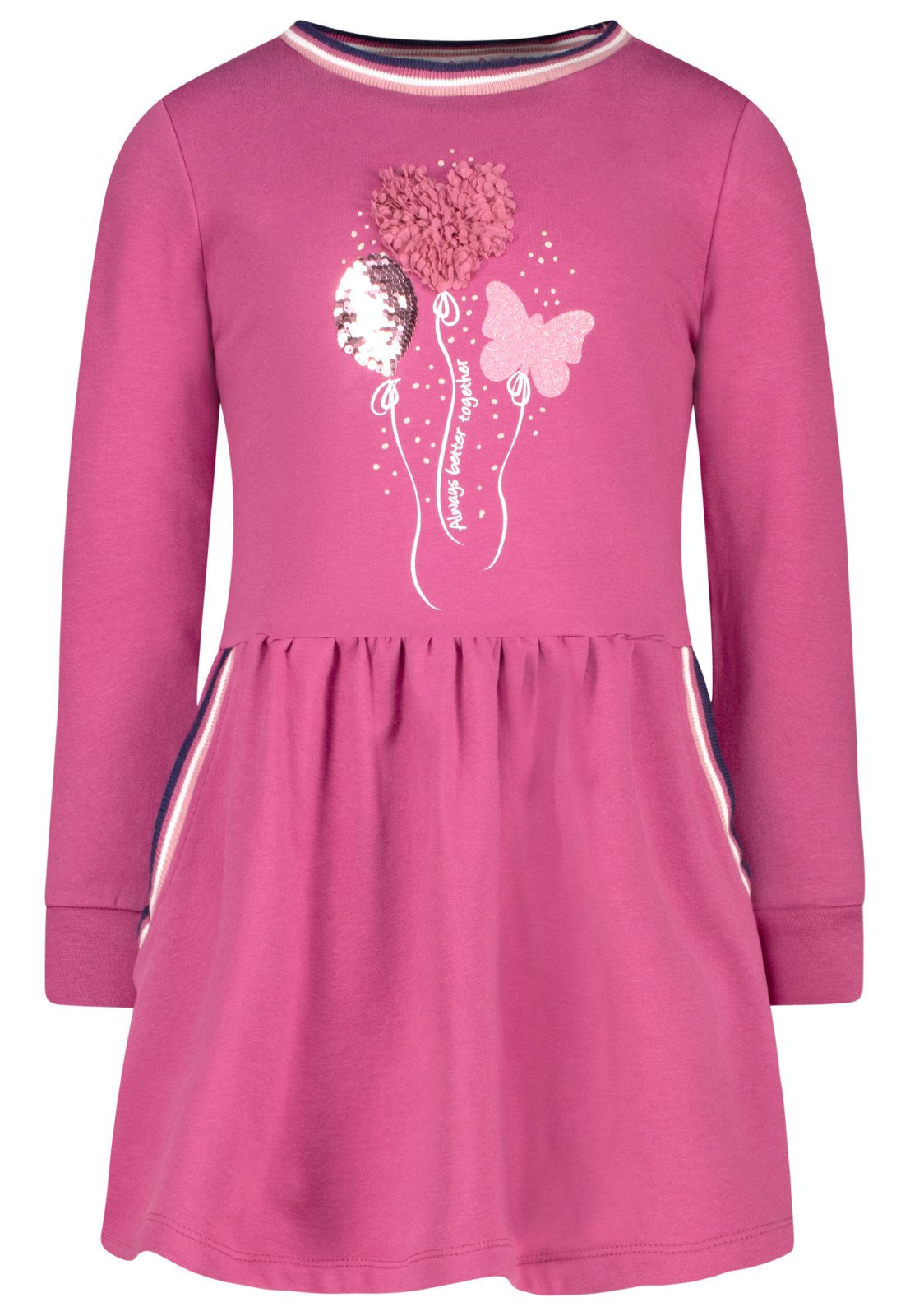 Salt & Pepper Kleid pink glitzer Luftballons