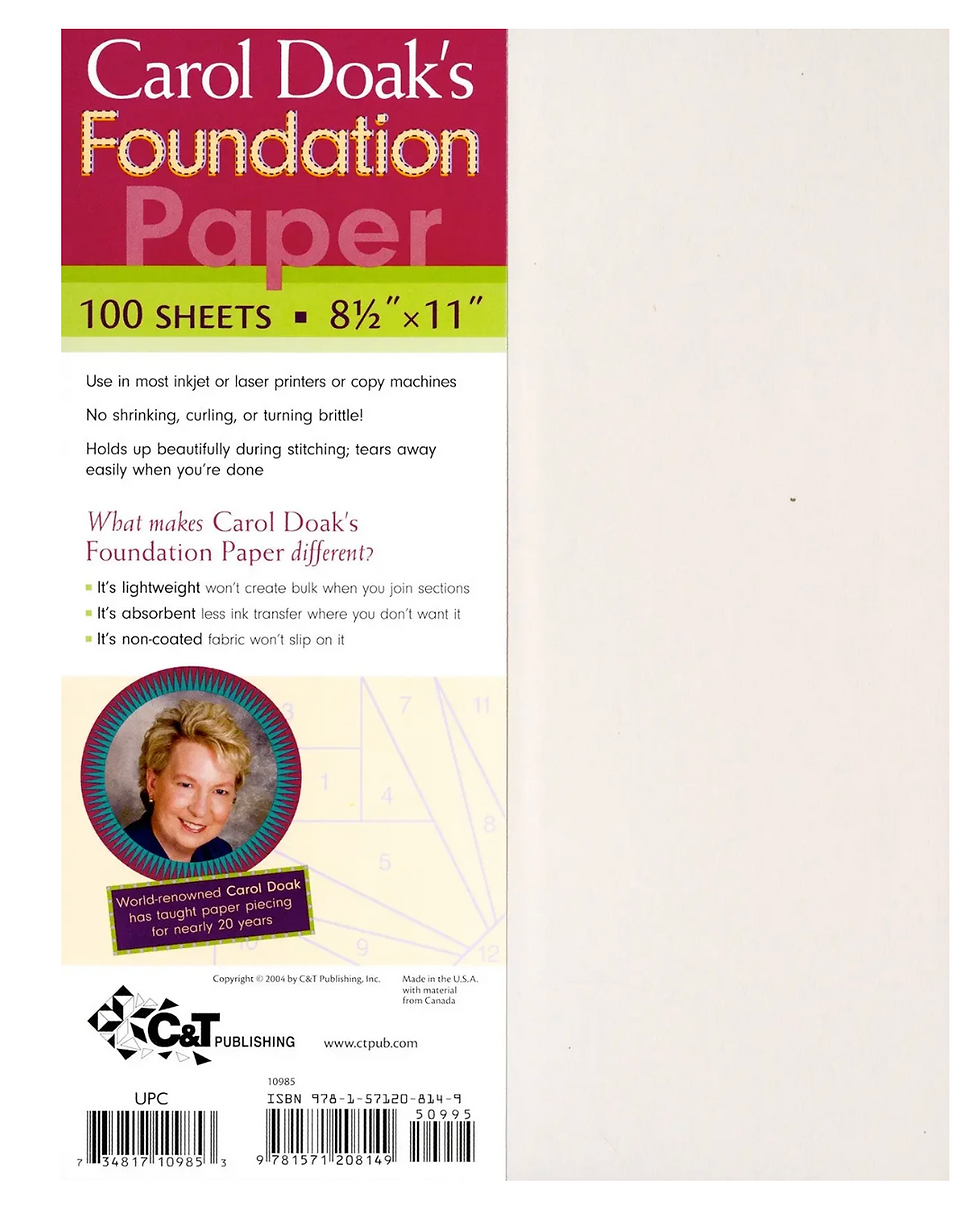 Foundation Paper Carol Doak