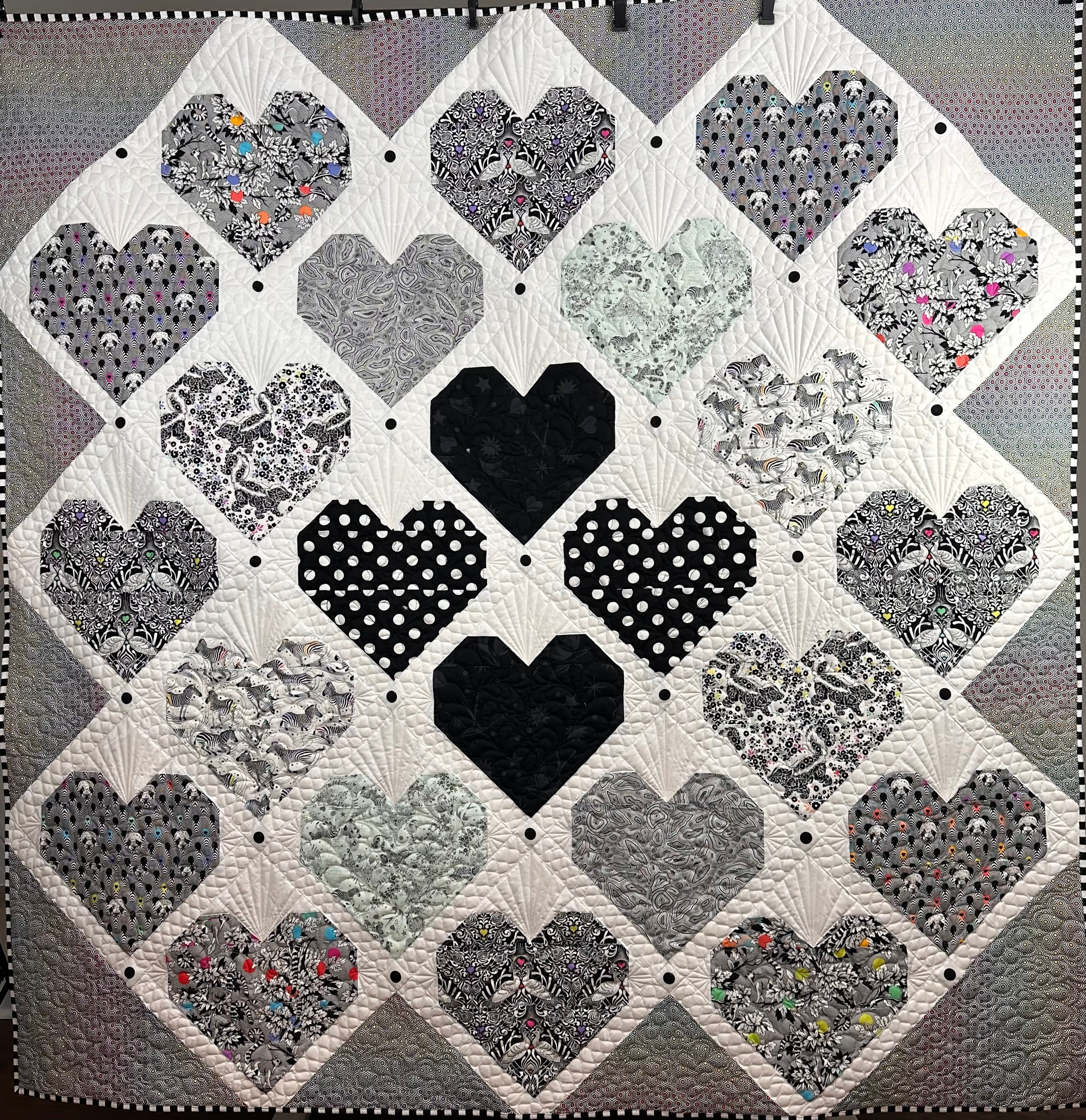 Retro Heart Quilt