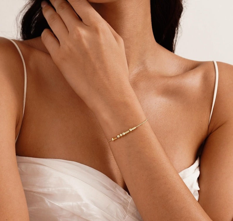 Thumbnail: Morse Code Custom Name Bracelet