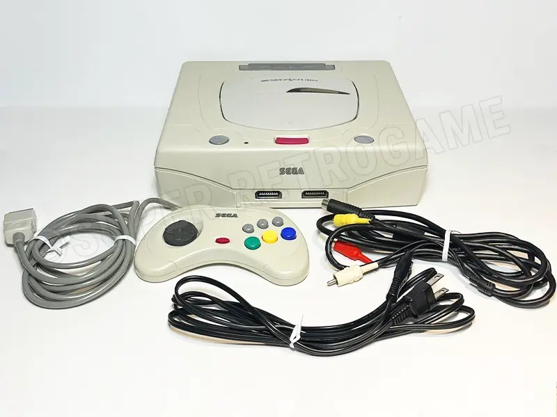 Miniature : Sega Saturn blanche (boite blanche) HST-0019 Japan Complète