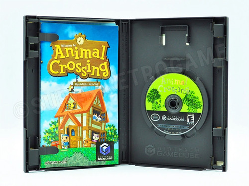 Jeu Animal Crossing Pour Nintendo GameCube - Version USA Complète, état Correct