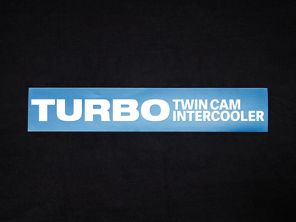 TURBO WINDSHIELD BANNER