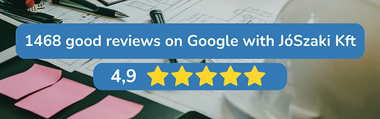 1468 good reviews on Google with JóSzaki