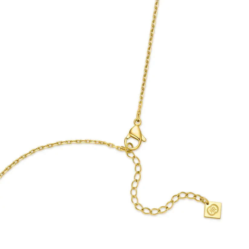 Thumbnail: CE ARABESQUE 3 GP MOP CRYSTALS NECKLACE