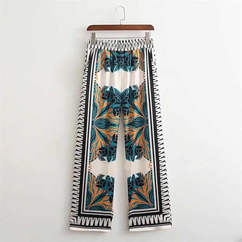 WOMEN'S DRESSY PRINTED PANT