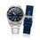 Thumbnail: CARIBE DIVING 42MM AUTO BLUE DIA BR SS+S