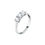 Thumbnail: TESORI RING SILVER 925% WHI CZ STONE S14
