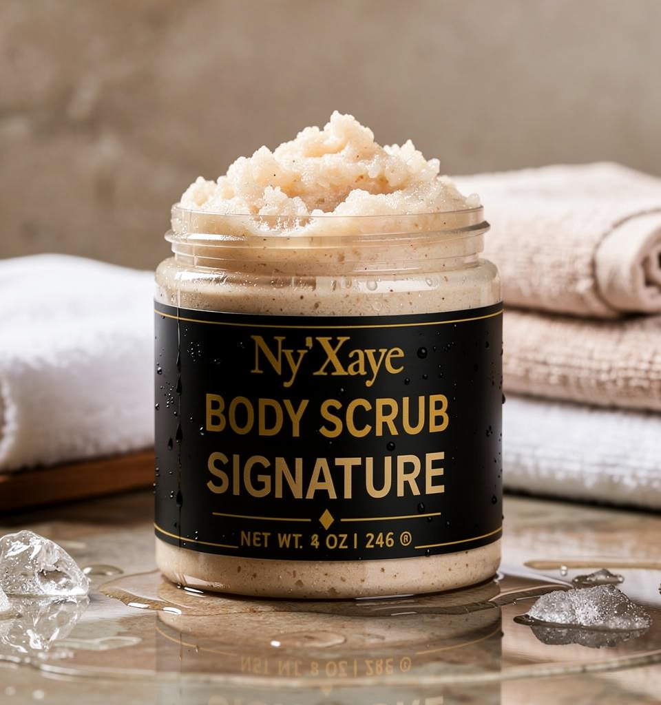 Ny’Xaye Signature Body Scrub (Fragrance Free)