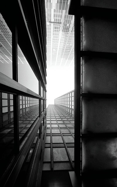 Looking Up - Henri Dauman - The Manhattan Darkroom