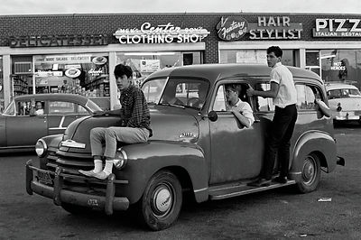 Youth Unemployment - Henri Dauman - The Manhattan Darkroom