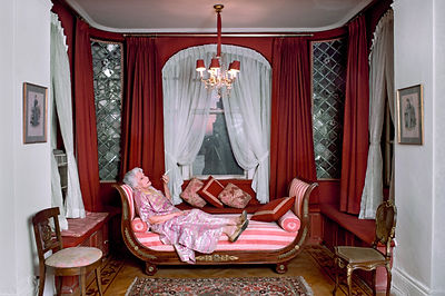 Lady on Sofa - Henri Dauman - The Manhattan Darkroom