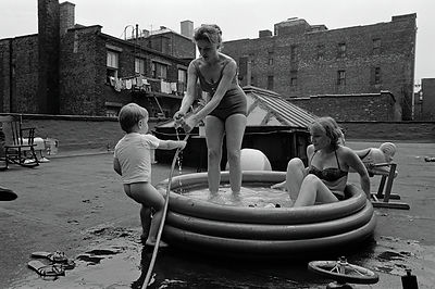 Roof Top Living - Henri Dauman - The Manhattan Darkroom