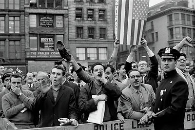 Protest United Nation Castro - Henri Dauman - The Manhattan Darkroom