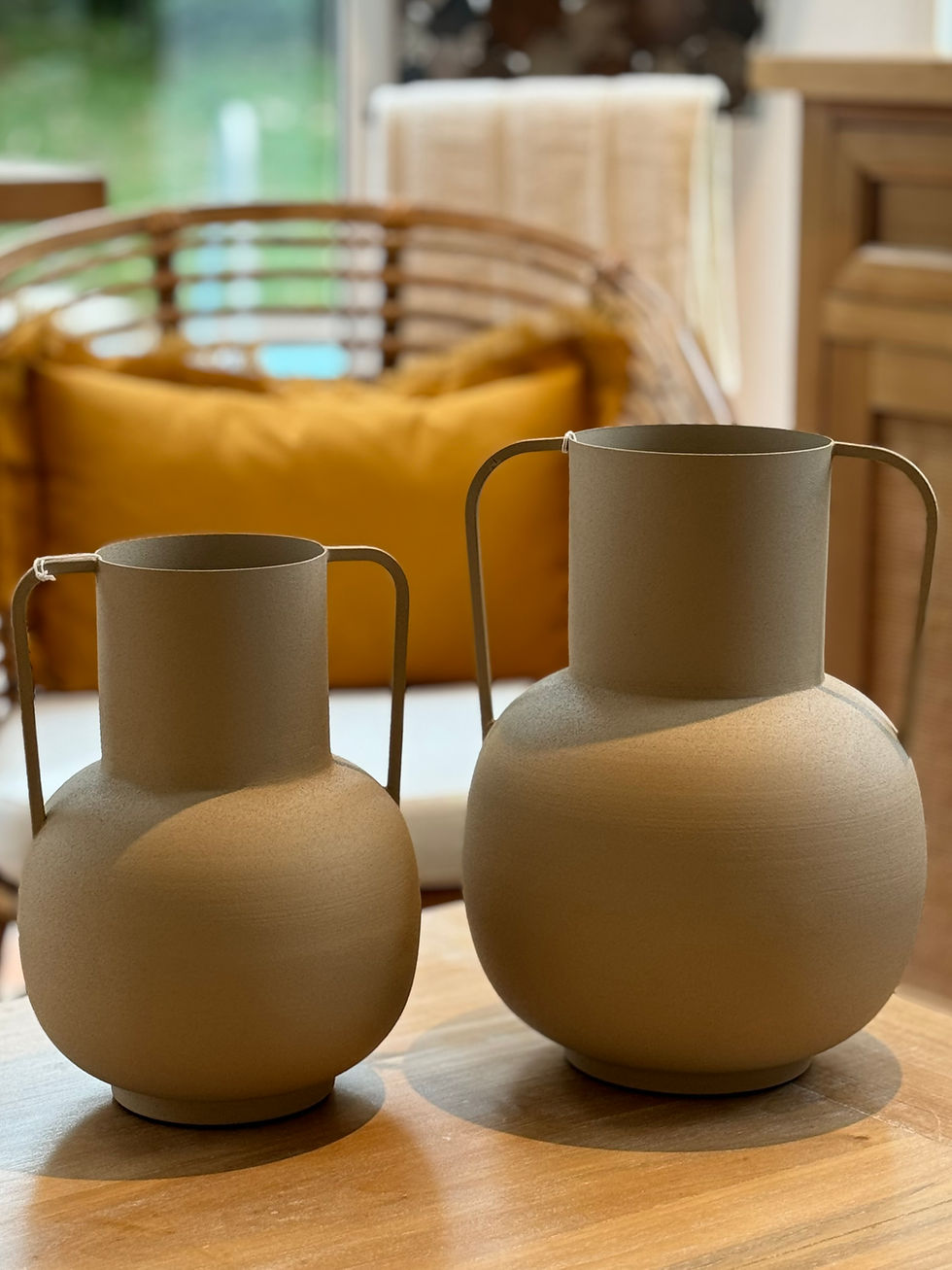Miniatura: Florero Jacinta beige