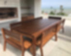 Mesa recta Lapacho