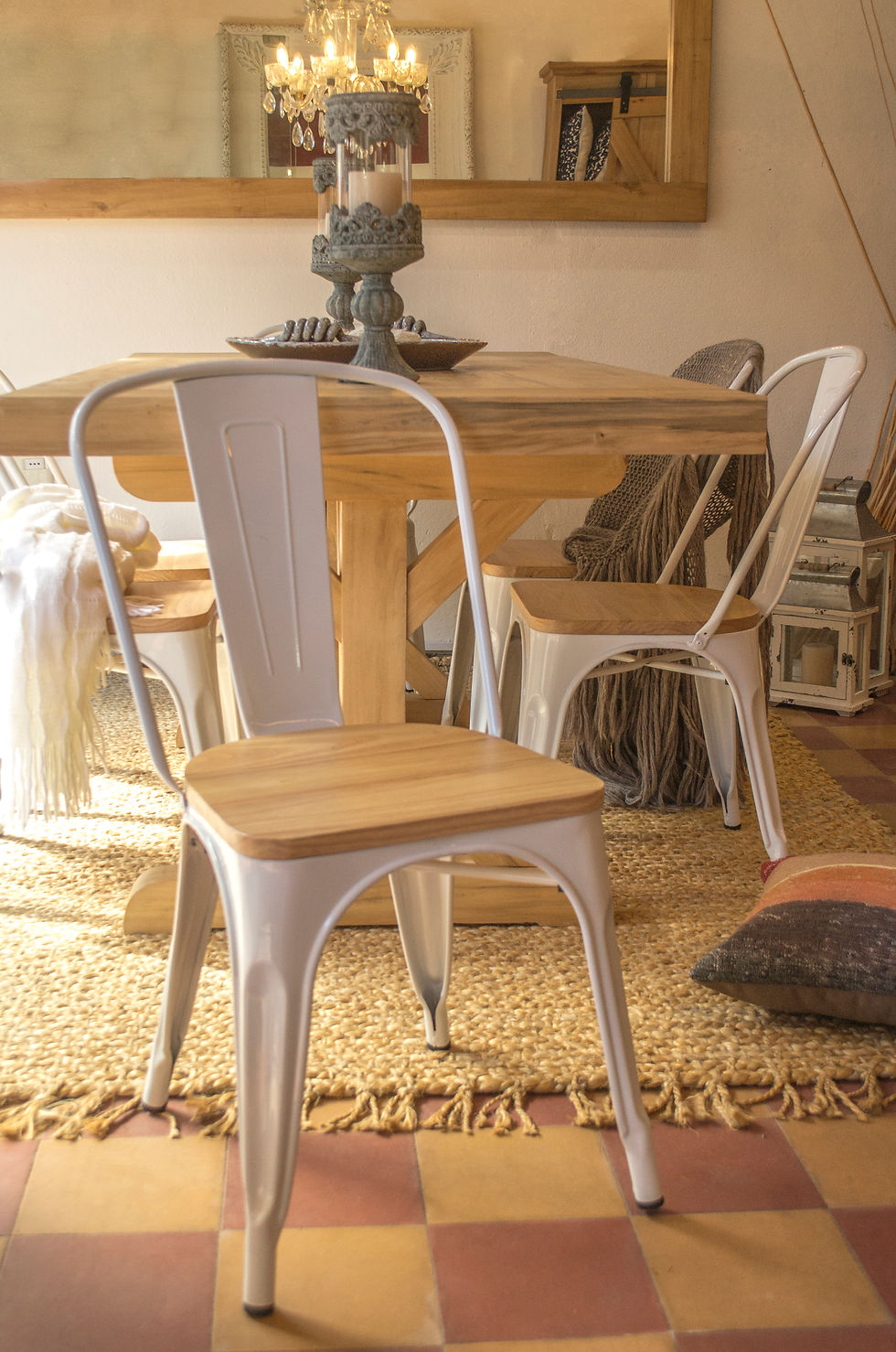Miniatura: Silla "Tolix" madera