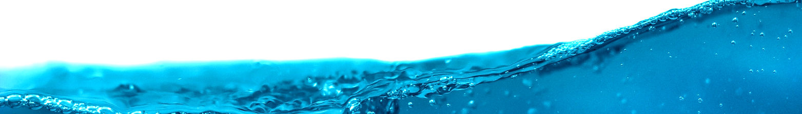 Water Splash and bubbles in a white back