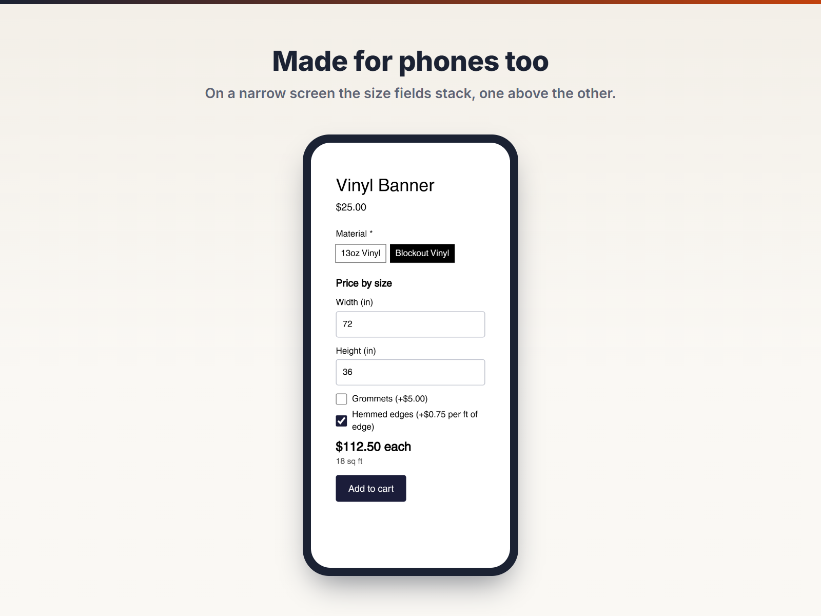 Sign Price Calculator screenshot 5