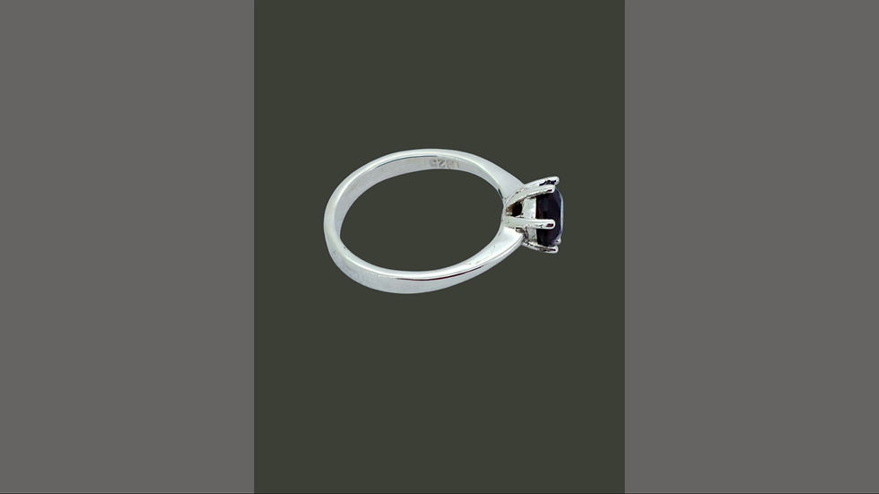 Thumbnail: Australian Garnet Sterling Silver Ring