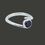 Thumbnail: Garnet Australian Sterling Silver ring