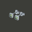 Thumbnail: Peridot Sterling Silver Studs