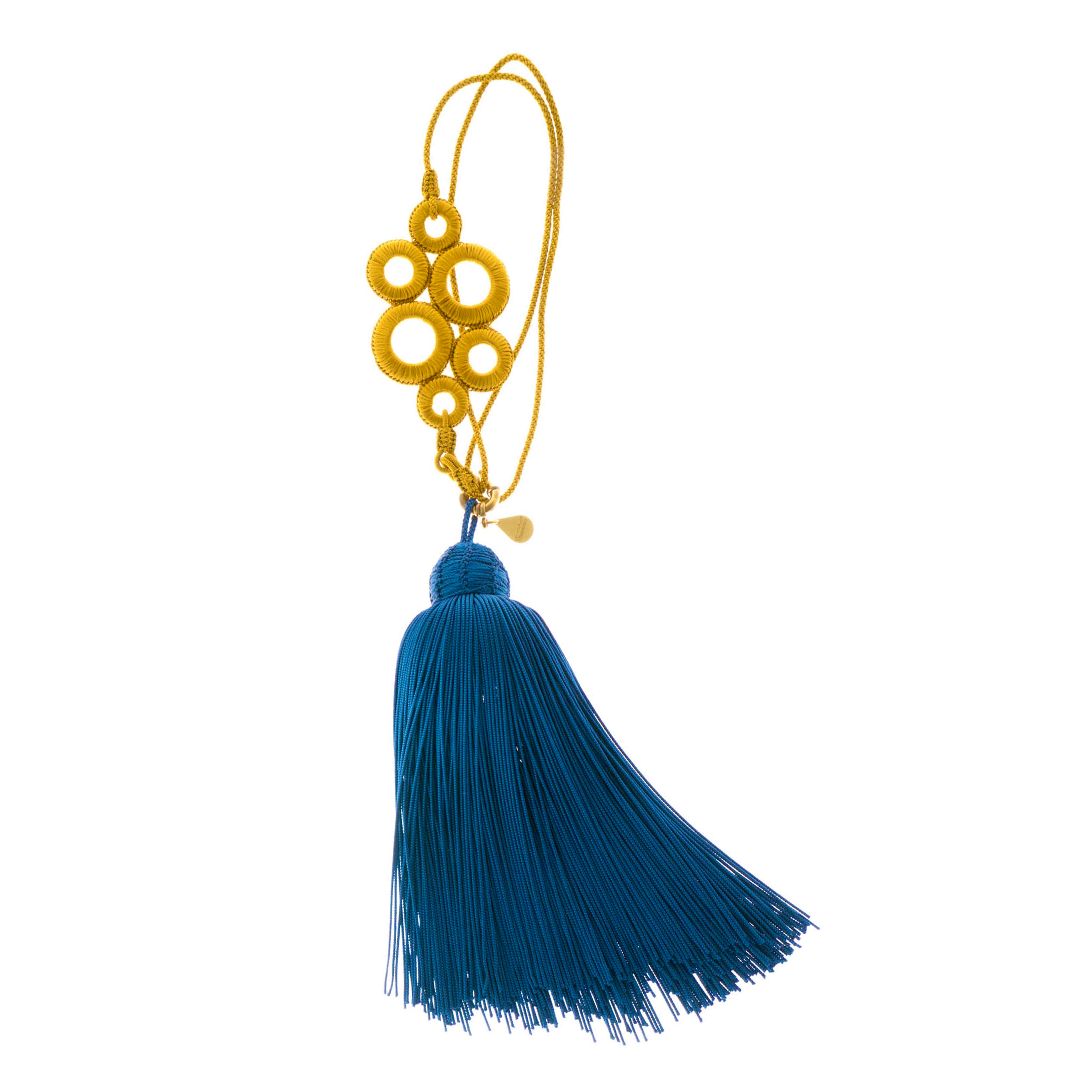 パスマントリー・エキュム＆スピラル/アンティークゴールド×マドンナブルー