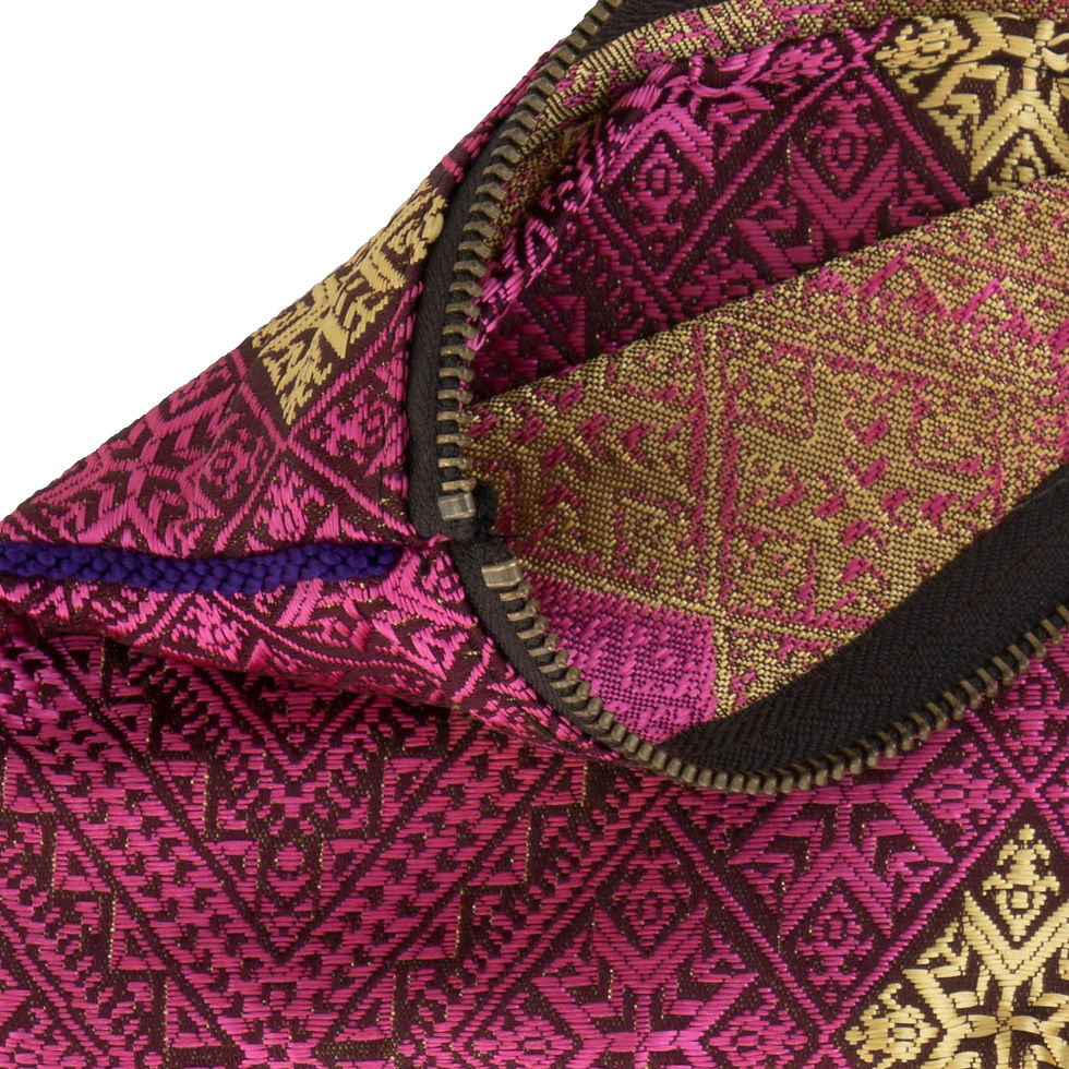 スムスム　モロッコ・テキスタイルのポーチ　ポシェタ