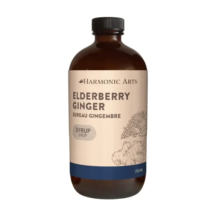 Sirop de gingembre et de sureau