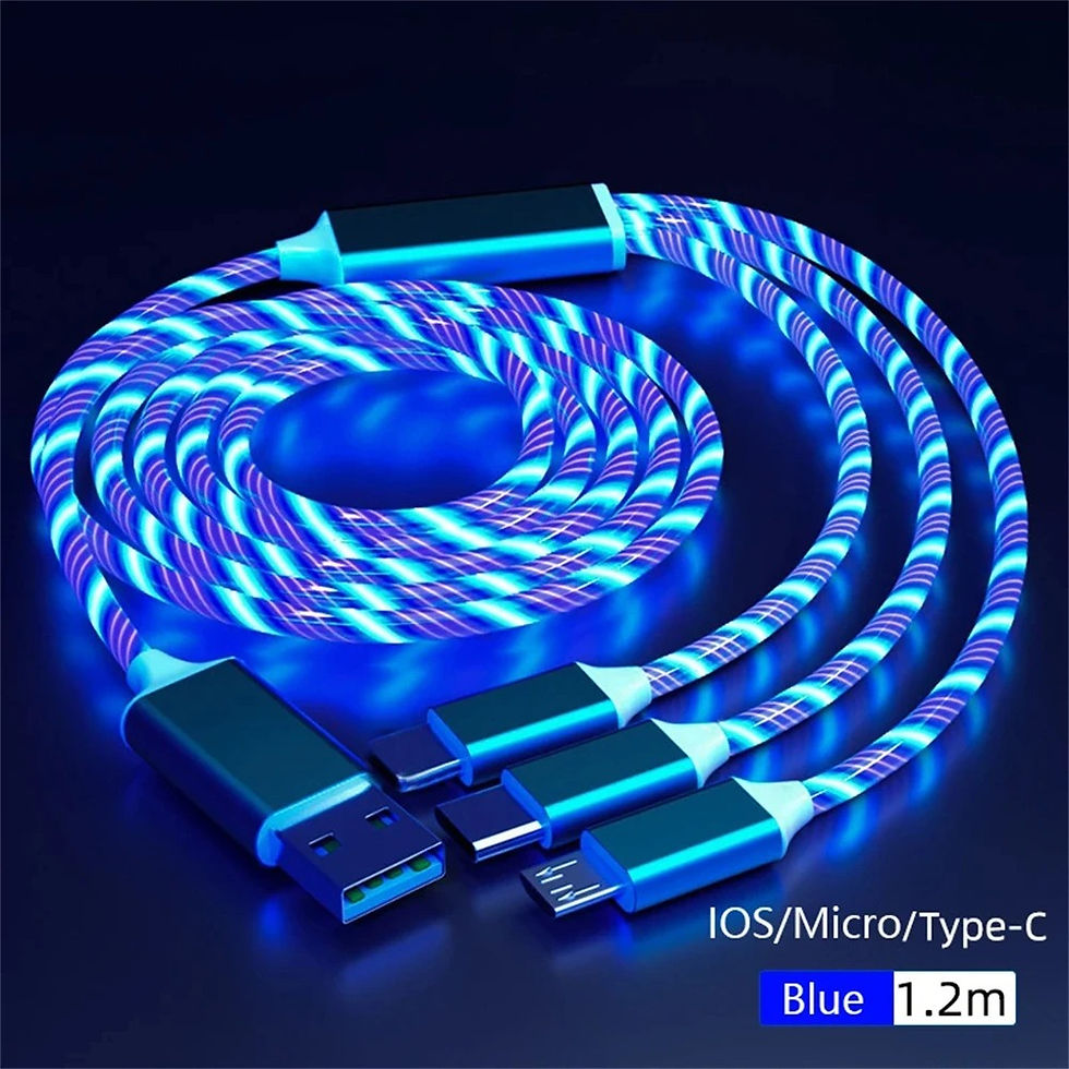 Thumbnail: Glowing 3 In 1 LED Fast Charger