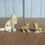 Thumbnail: Mama Cat and 2 Kittens Ceramic Vintage